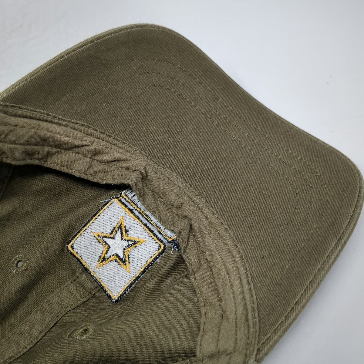 U.S. Army Baseball Cap Brown One Size Adjustable Strapback Star Logo Hat