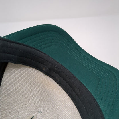 Don't Feed The Bears Snapback Rope Trucker Hat Green One Size Mesh Back