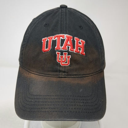 Legacy Utah Utes NCAA Cap Black Red White One Size Slideback Embroidered Logo