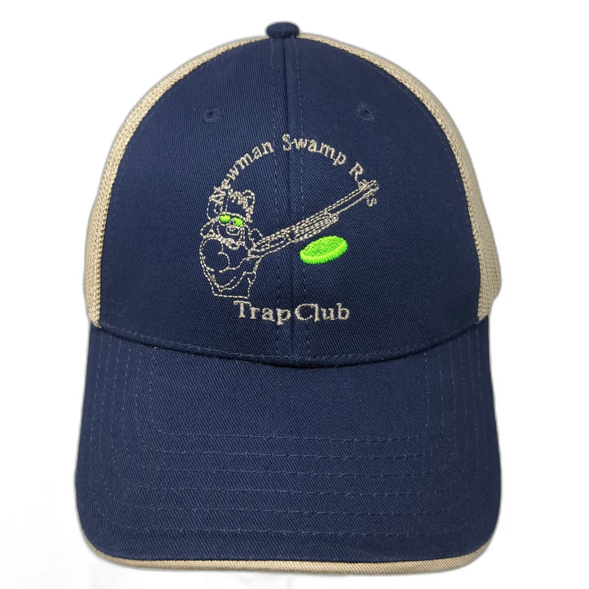 Otto Baseball Cap Blue Beige One Size Newman Swamp Rats Trap Club Mesh Back Hat