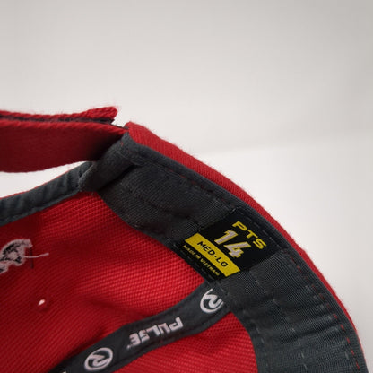 Cougars Strapback Hat Red M-L Embroidered Logo Richardson Pulse PTS 14