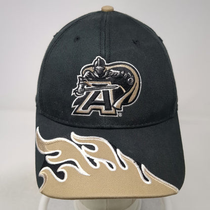 Army Black Knights NCAA The Game Hat Cap Black Gold OSFM Flame Brim Strapback