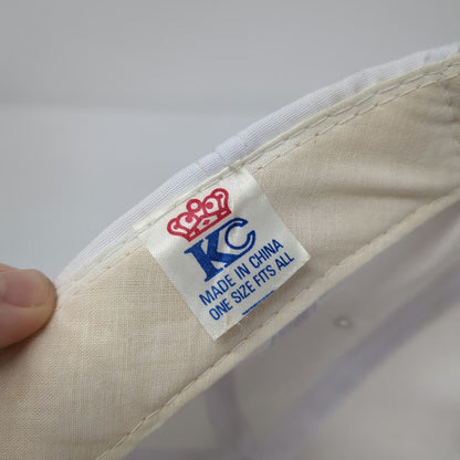 KC 5 Panel White One Size Hat Motorola Logo Blue Embroidery Rope Accent Tech
