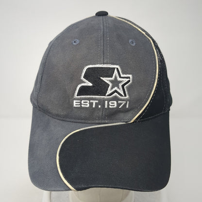 Starter Est. 1971 Strapback Hat Gray One Size Adjustable Embroidered