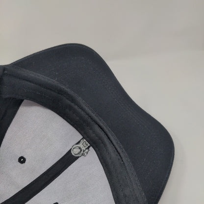 Astronaut Slideback Hat Black One Size Adjustable Embroidered 6 Panel