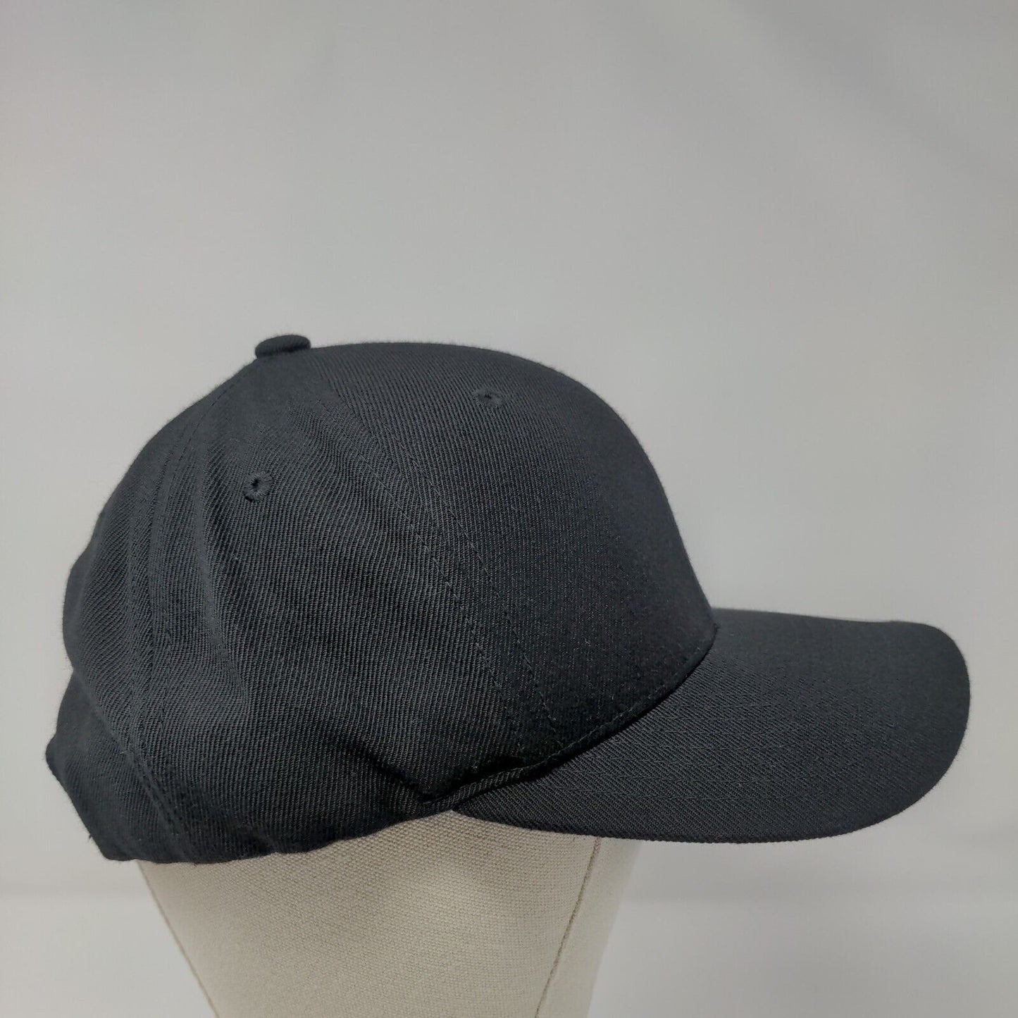 Race Winning Brands Snapback Hat Black OSFA Adjustable Embroidered Sport-Tek