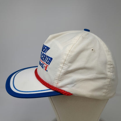 Spaceport USA Trucker White Hat Slideback Kennedy Space Center NASA FL Vintage