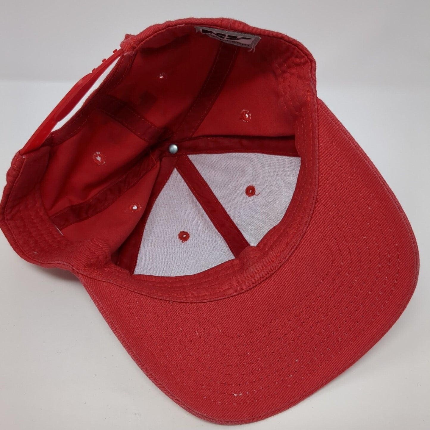 Gems Snapback Hat Red One Size Adjustable Veterans of Foreign Wars