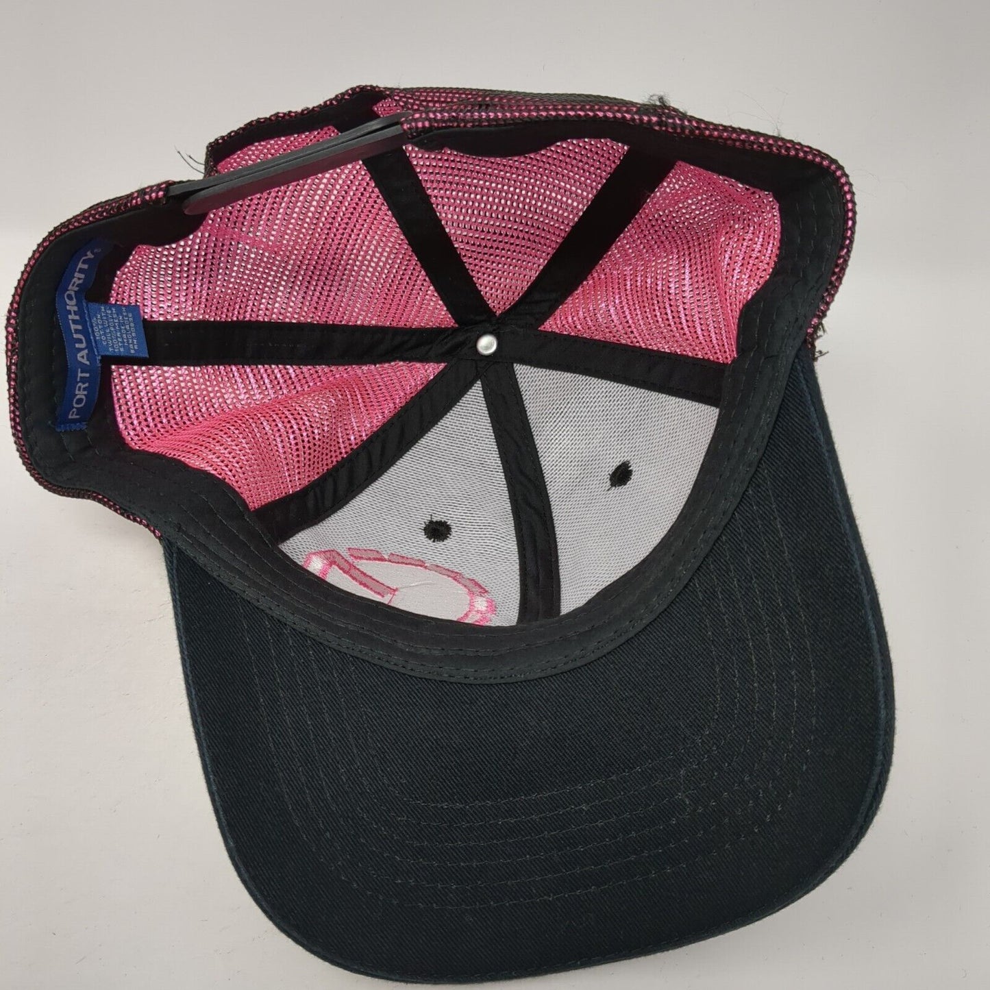 Port Authority Snapback Trucker Hat Multicolor OS Adjustable Mesh Back Cotton