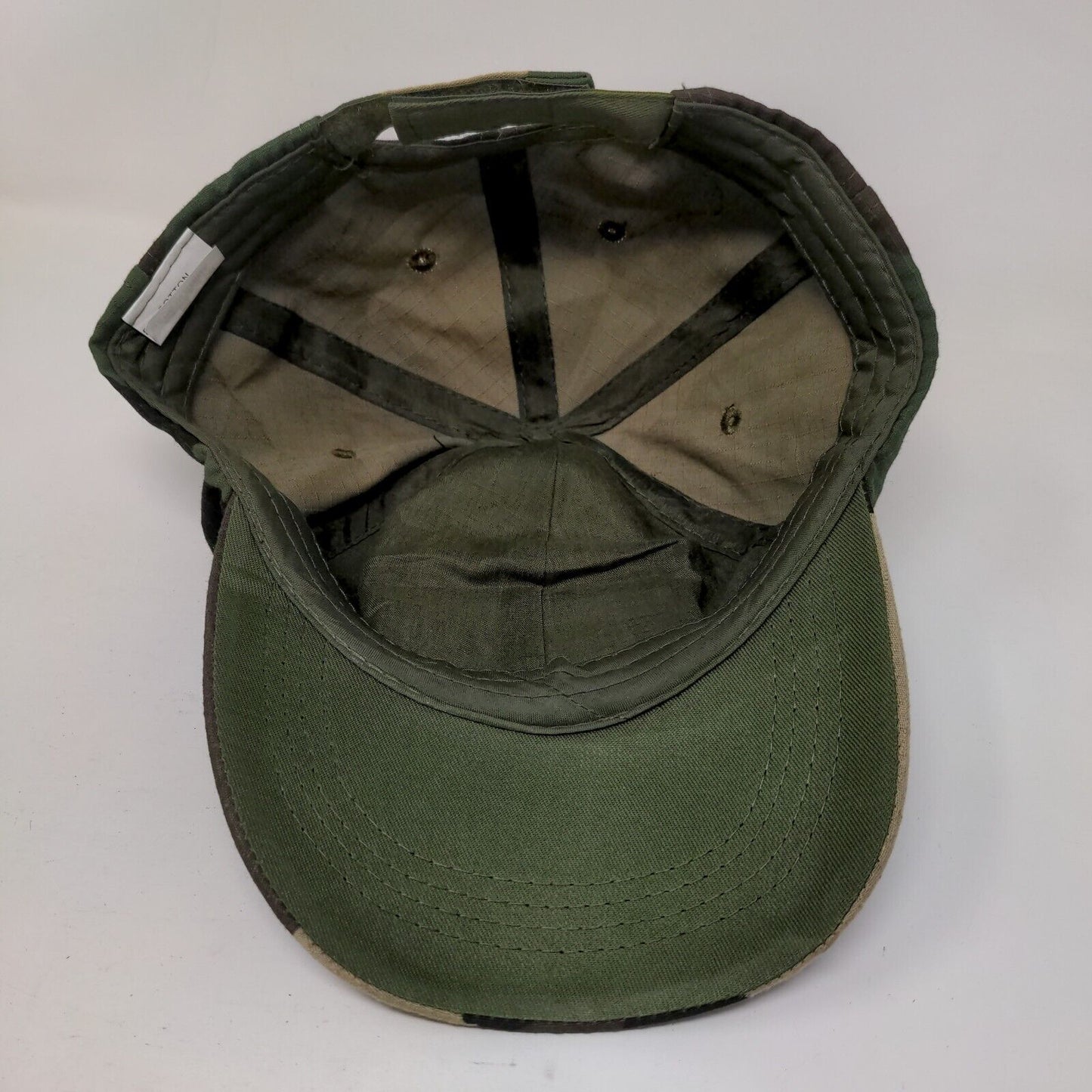 USA Flag Patch Strapback Hat Camouflage One Size Adjustable 6 Panel
