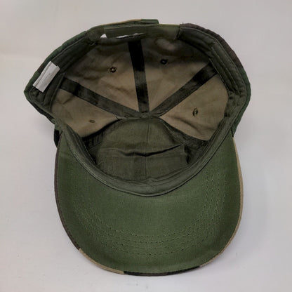 USA Flag Patch Strapback Hat Camouflage One Size Adjustable 6 Panel