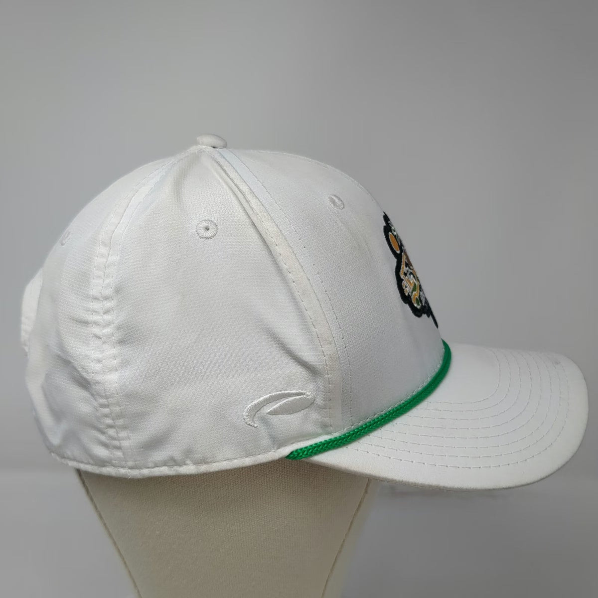 Pukka Snapback White One Size Hat Battle In The Desert Rope Golf Patch Palm Tree