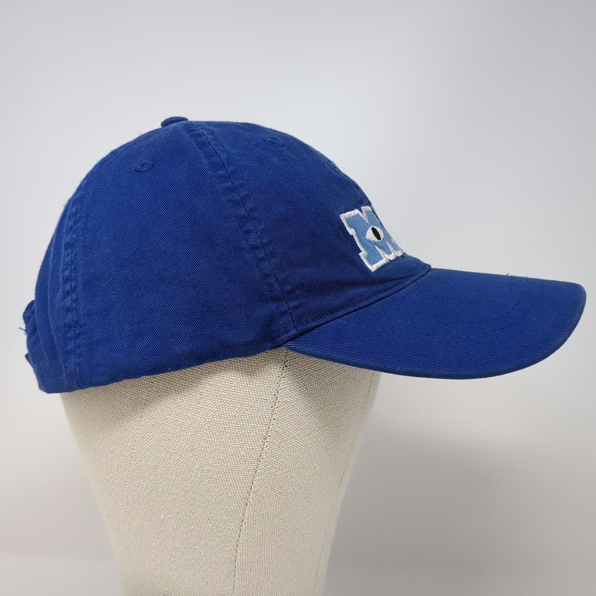 Disney Parks Baseball Cap Blue One Size Monsters University MU Mike Wazowski