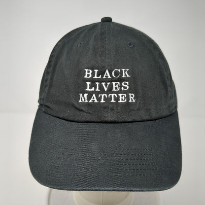 Black Lives Matter Slideback Hat Black One Size Embroidered Newhattan