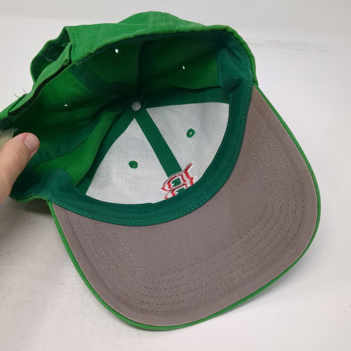 Boston Red Sox MLB Green White Baseball Cap One Size Strapback Embroidered Hat