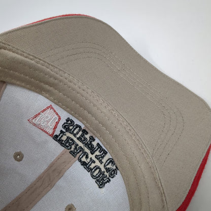 Tractor Supply Co Beige Baseball Cap One Size Since 1938 Strapback Hat Logo