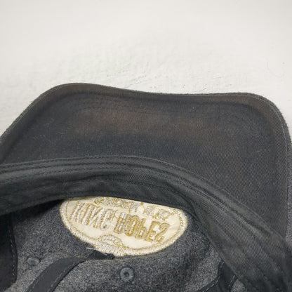 Imperial Baseball Cap Gray One Size King Ropes Sheridan Wyoming Wool Adjust Hat