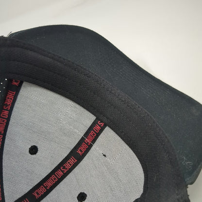 Forward Academy FWD Patch Trucker Hat Black One Size Mesh Back Snapback Cap