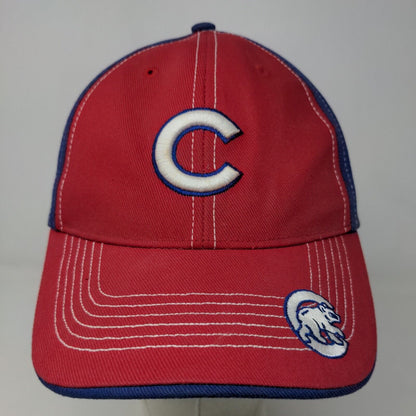 Fan Favorite Men's Strapback Hat Reb Blue OSFA Embroidered Chicago Cubs Logo