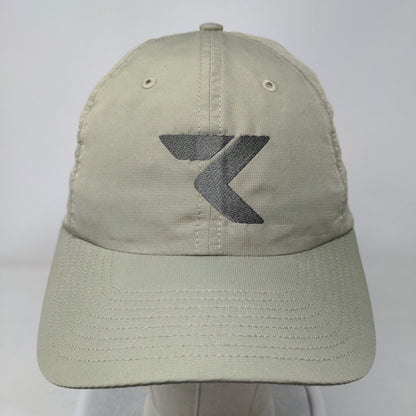 Richardson Strapback Hat Green One Size Embroidered Logo Adjustable