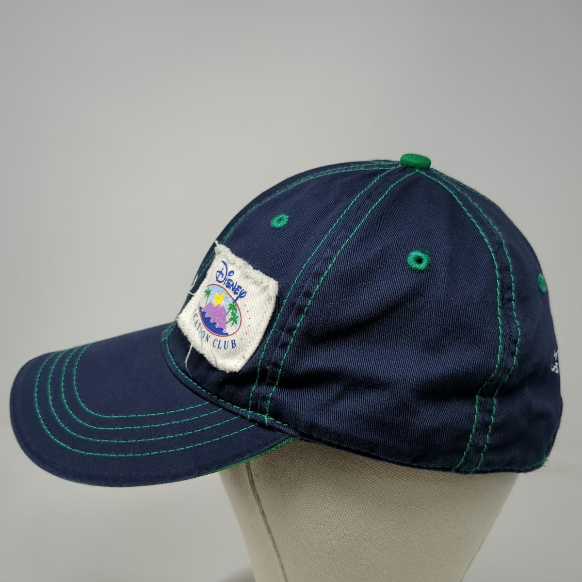 Disney Baseball Cap Blue One Size Vacation Club S.S. Member Cruise 2009 Hat