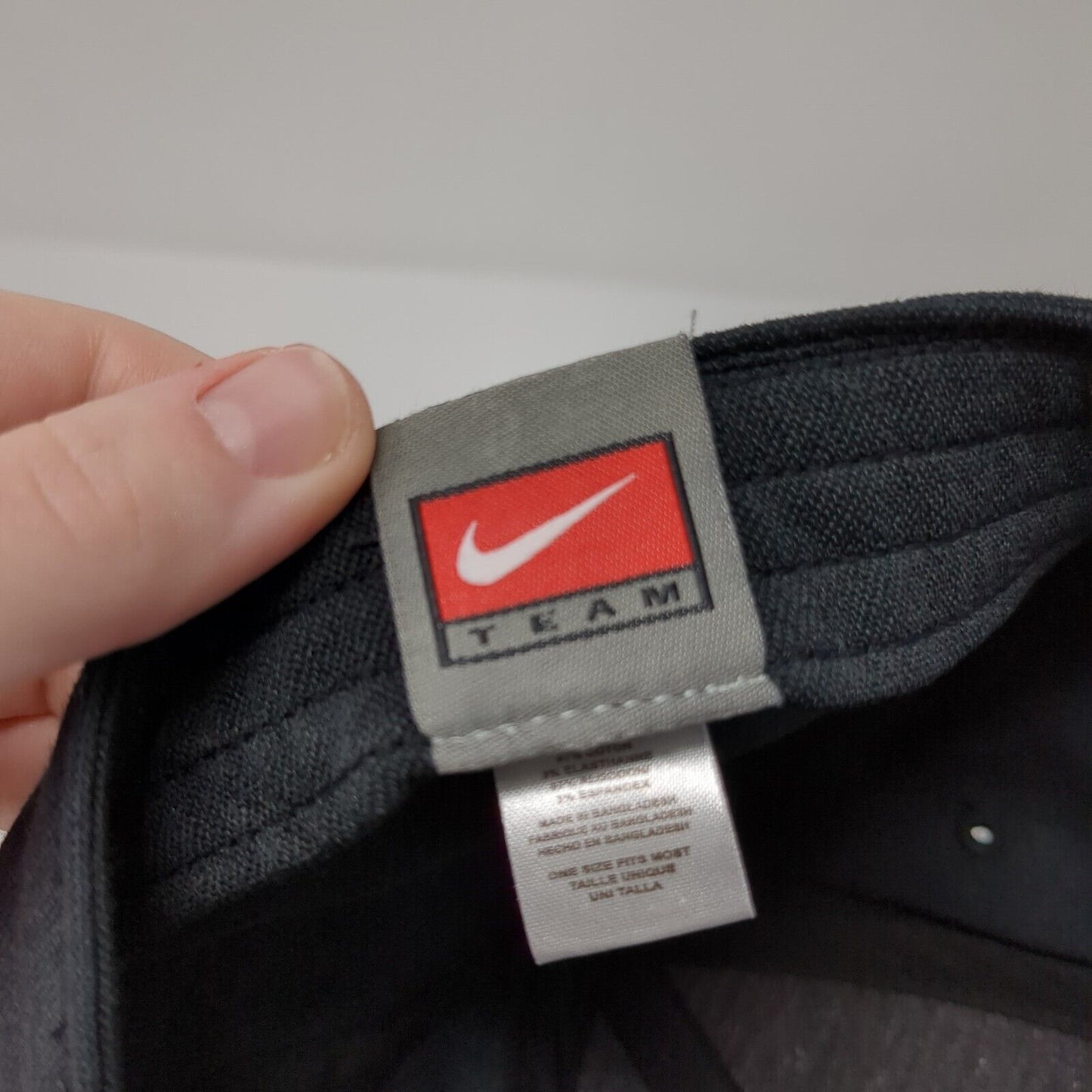 Nike Team Oregon State Fitted Hat Black One Size Embroidered Logo
