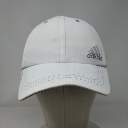 Adidas Climacool Strapback Hat White One Size Adjustable Embroidered 6 Panel