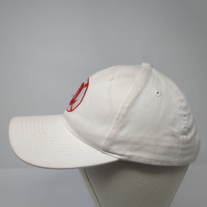 STL Strapback Hat White One Size Adjustable Embroidered Sportsman