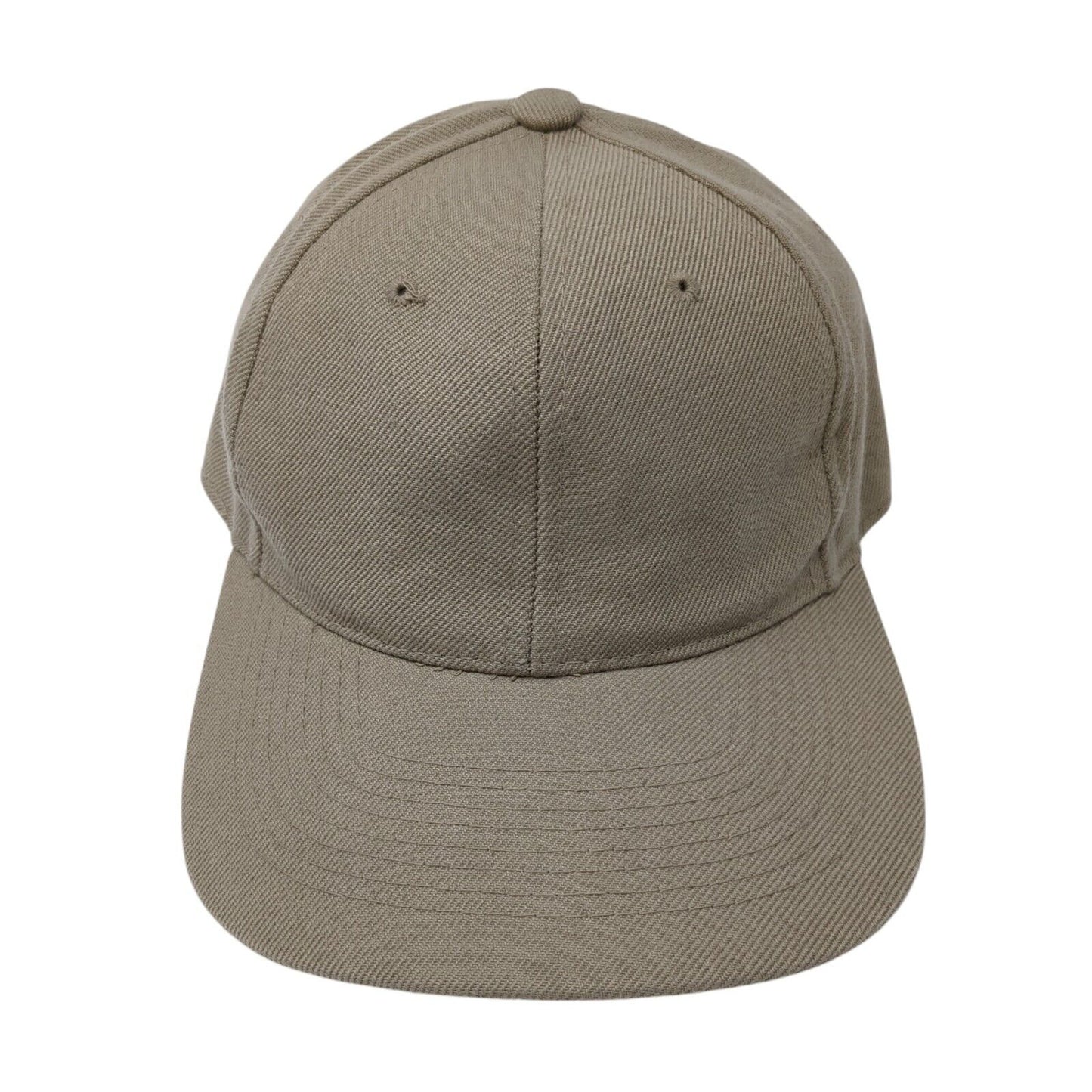 Unbranded Fitted Hat Tan 6 3/4 Solid Outdoor 6 Panel Vent Holes Blank