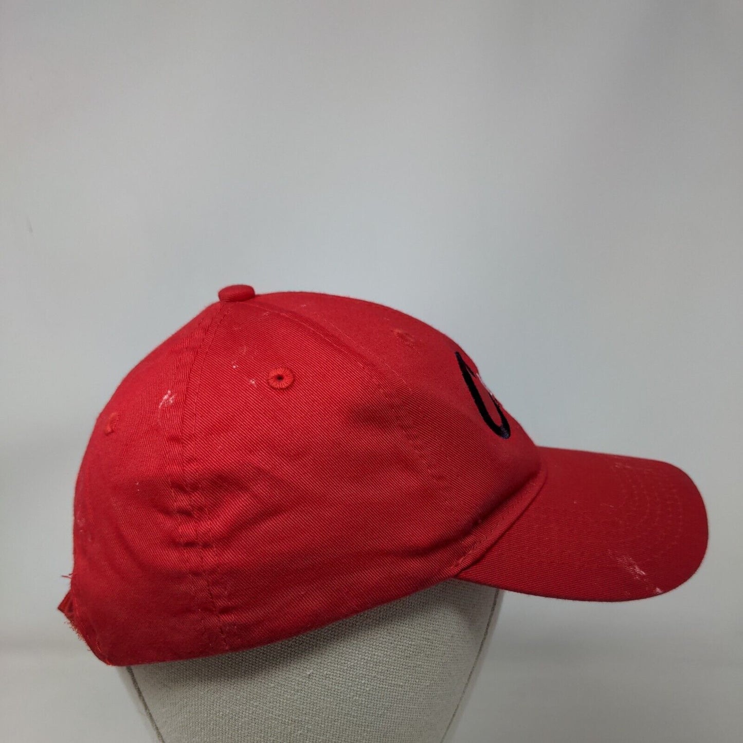 Coomer Sawmill Strapback Hat Red Youth Embroidered Port & Company