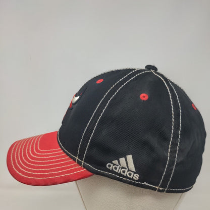 Adidas Men's Fitted Hat Black S-M Embroidered Chicago Bulls NBA Logo