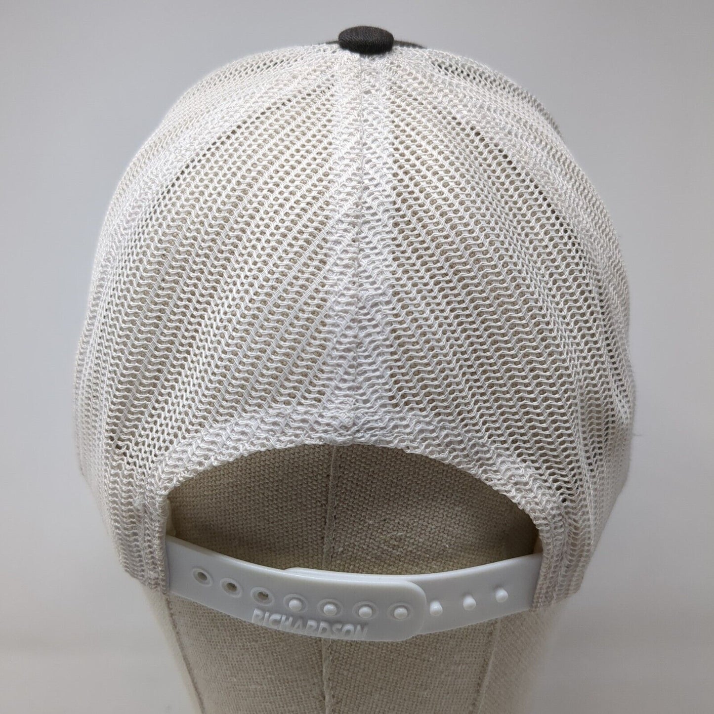 D&B Supply Snapback Trucker Hat Black OSFA Adjustable Mesh Back Richardson