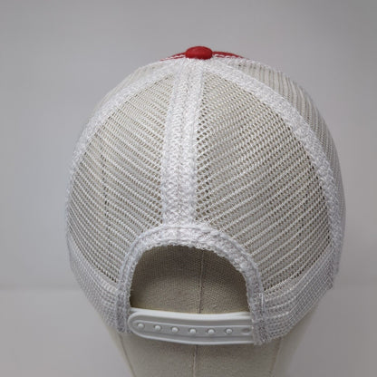 Duke's Small Batch Smoked Meats Trucker Hat Red One Size Mesh Back