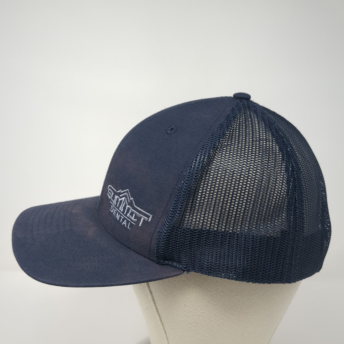 Summit Dental Trucker Hat Blue One Size Adjustable Mesh Back Richardson