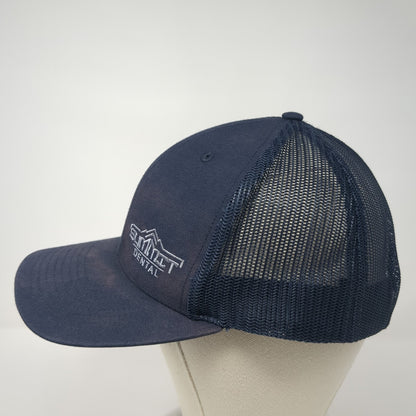 Summit Dental Trucker Hat Blue One Size Adjustable Mesh Back Richardson