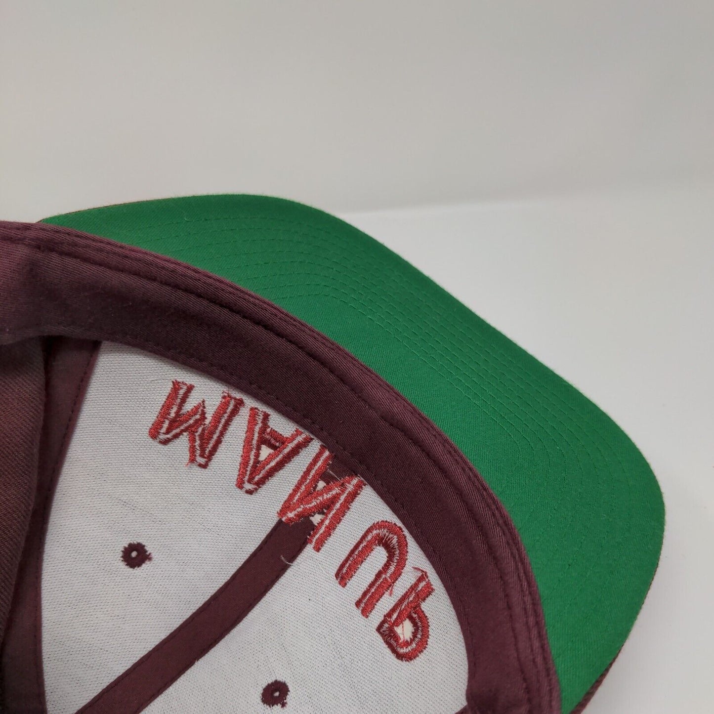 Man Up Snapback Hat Red One Size Adjustable Embroidered The Classics Yupoong