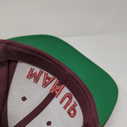 Man Up Snapback Hat Red One Size Adjustable Embroidered The Classics Yupoong