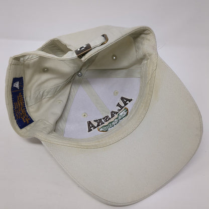 Alaska Est. 1959 The Last Frontier Slideback Hat Tan OS Adjustable Arctic Circle