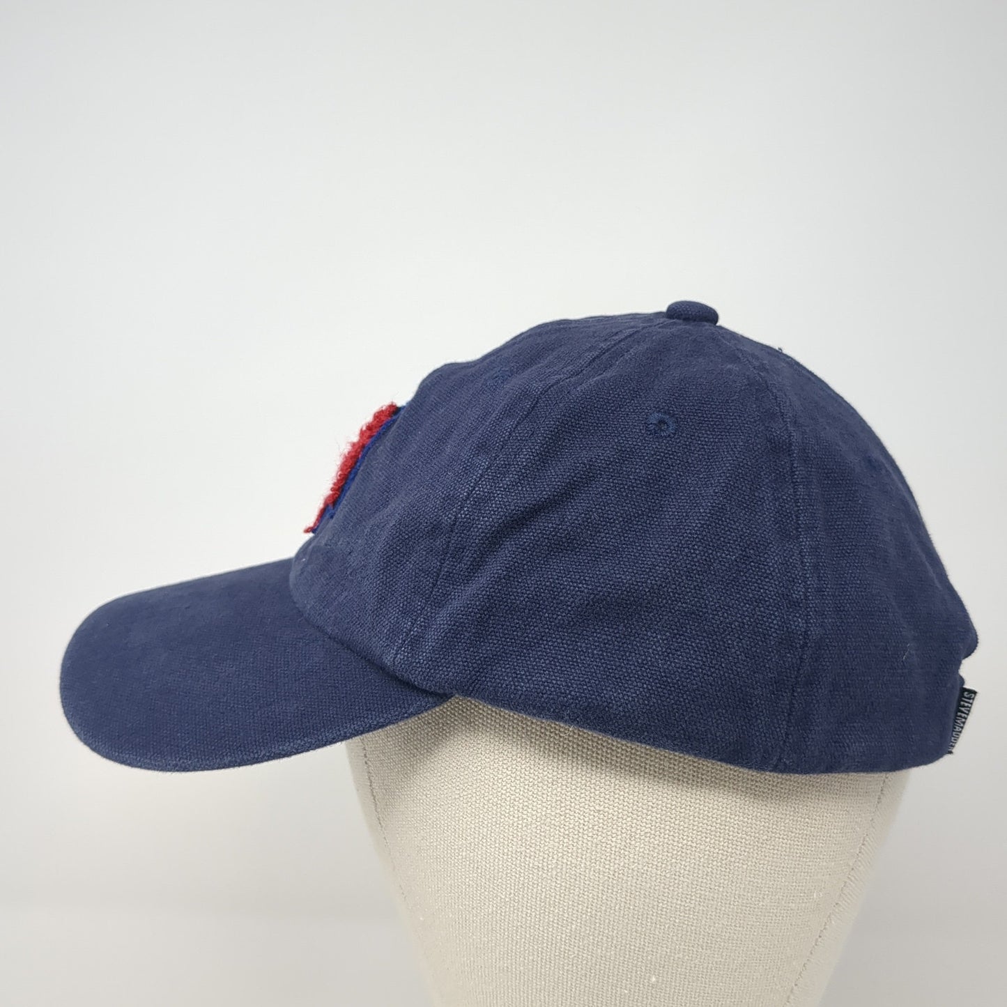 LA Slideback Hat Blue One Size Adjustable Embroidered 6 Panel Steve Madden