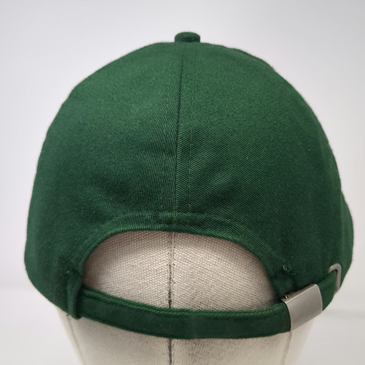KC Caps Headshot Baseball Cap Green Silver One Size Slideback Camp Bradley Hat