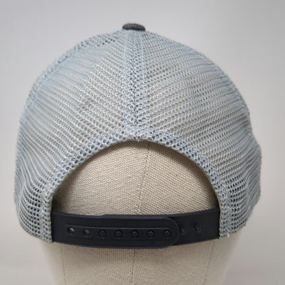 Costa Trucker Hat Gray One Size Tarpon Fish Patch Snapback Mesh Back Fishing