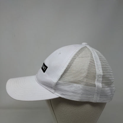 Sam Hunt Snapback Mesh Back Trucker Hat White OSFA Embroidered 6 Panel