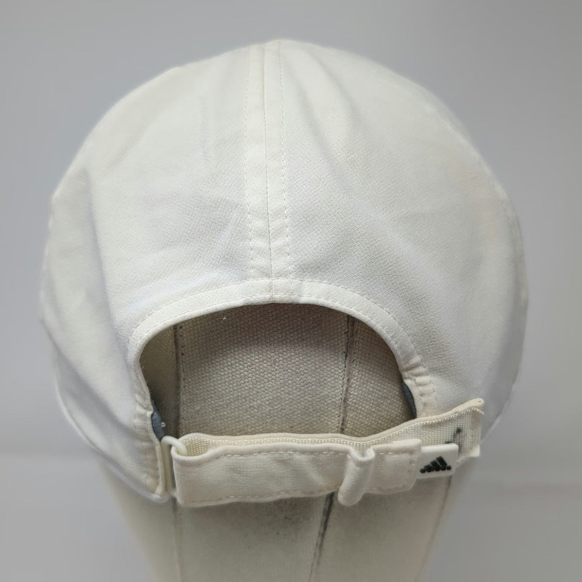 Adidas Baseball Cap White One Size Adizero Mesh Performance Slideback Hat