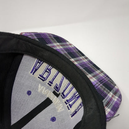 Arizona Snapback Hat Multicolor One Size Adjustable Embroidered Plaid Headline