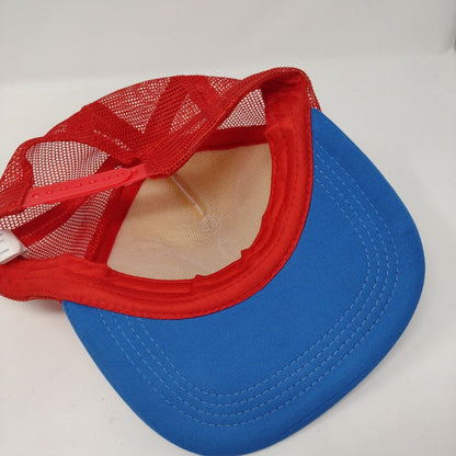 'Merica Flag Snapback Mesh Back Trucker Hat Multi OSFA Colorblock