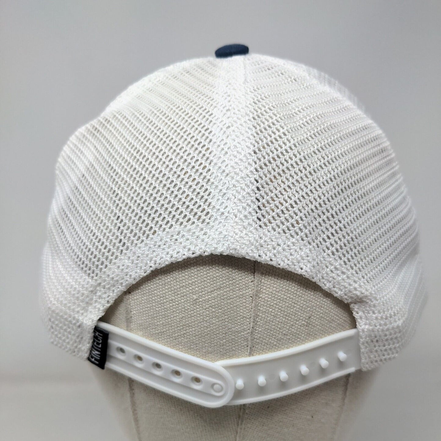 Fintech Patch Snapback Mesh Back Trucker Hat Blue OSFA Colorblock