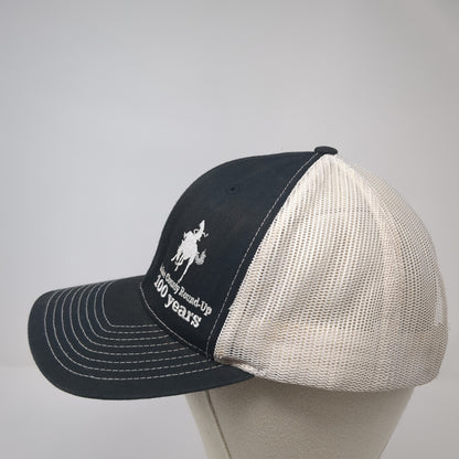Lake County Round-Up 100 Years Trucker Hat Black One Size Mesh Back