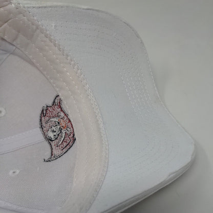 Acme Men's Strapback Hat White Embroidered Tampa Bay Buccaneers Logo