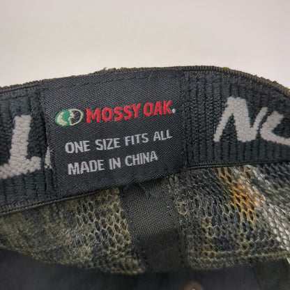 Mossy Oak Champion Technologies Baseball Cap Brown OSFM Mesh Camo Stretch Fit