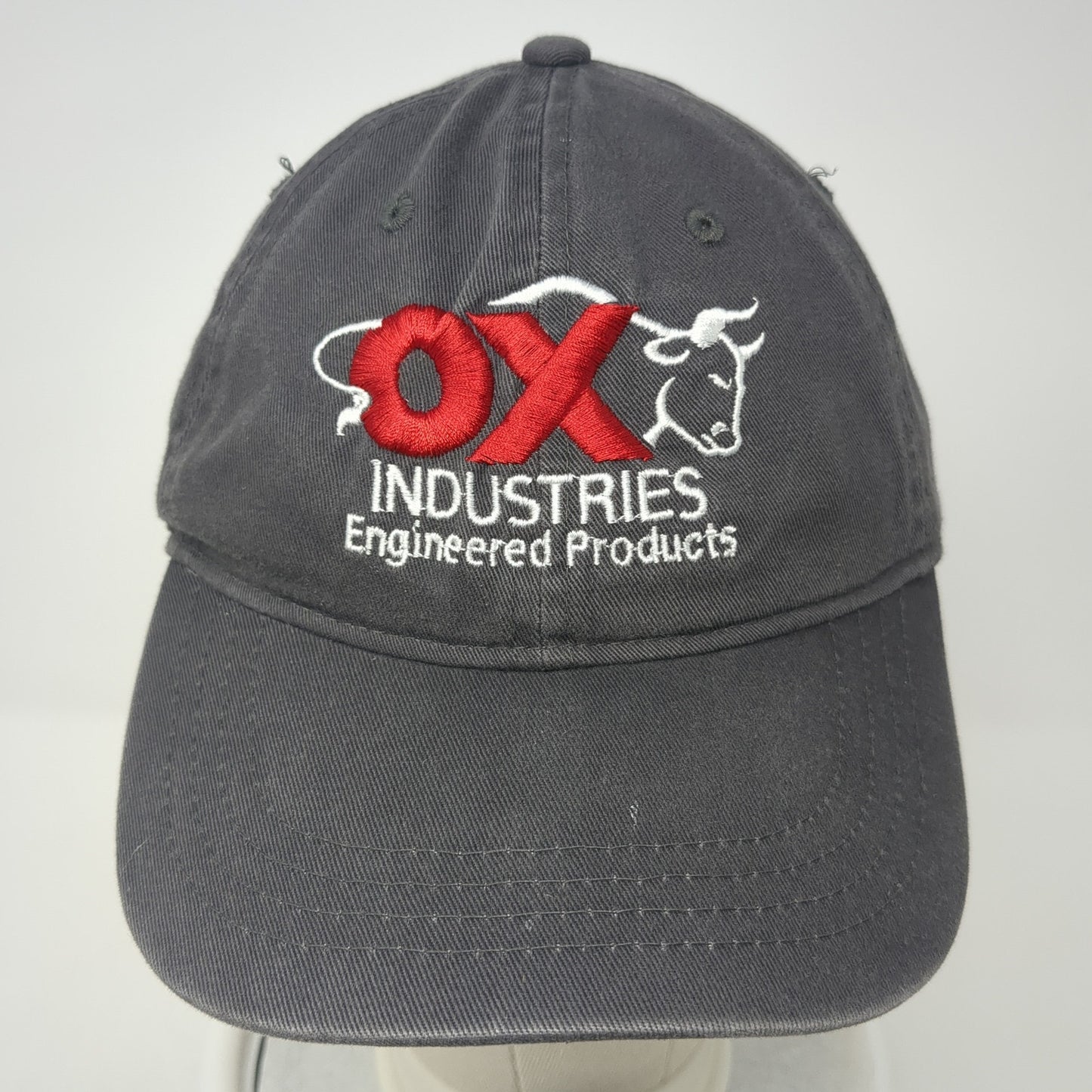 Ox Industries Engineered Products Slideback Hat Gray One Size Build Strong